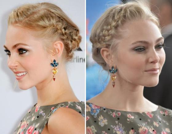 Trend updo cop celebrít 2014 Updo - vrkoč - červený koberec