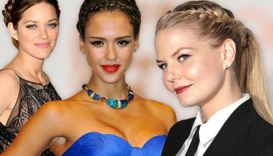 Updo cop ostatné hviezdy 2014 Hviezdy Updo Braid 2014