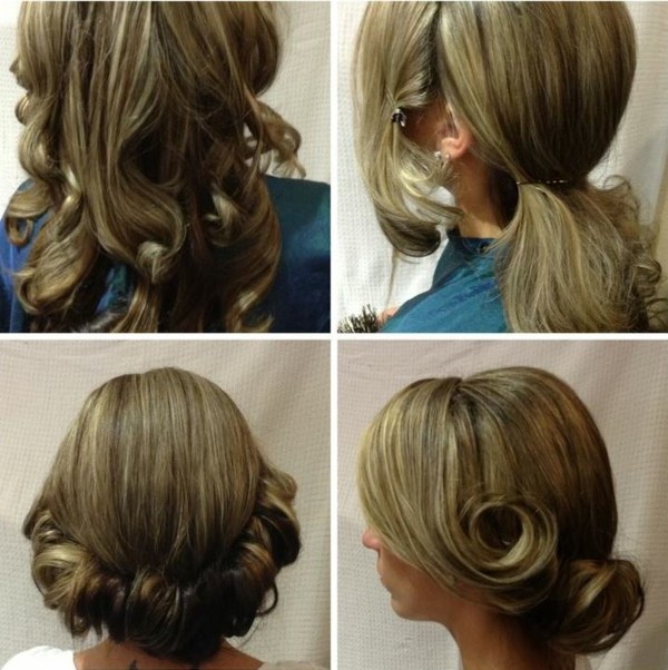 Natáčky natáčali vlasy s objemom Updo-do-yourself-twisted-hair