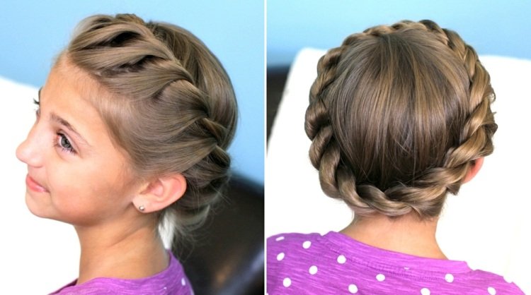 do updos sami veniec vrkoč nápad dámy vzhľad