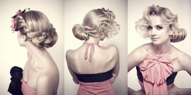 nápady elegantný outfit účes nevesta-družičky nápady outfit-účesy updos nevesty-družičky