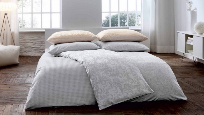 Vysoko kvalitná posteľná bielizeň-fleuresse-ušľachtilá-mako-damašková-perina-obliečka-efekt-priadza-bavlna