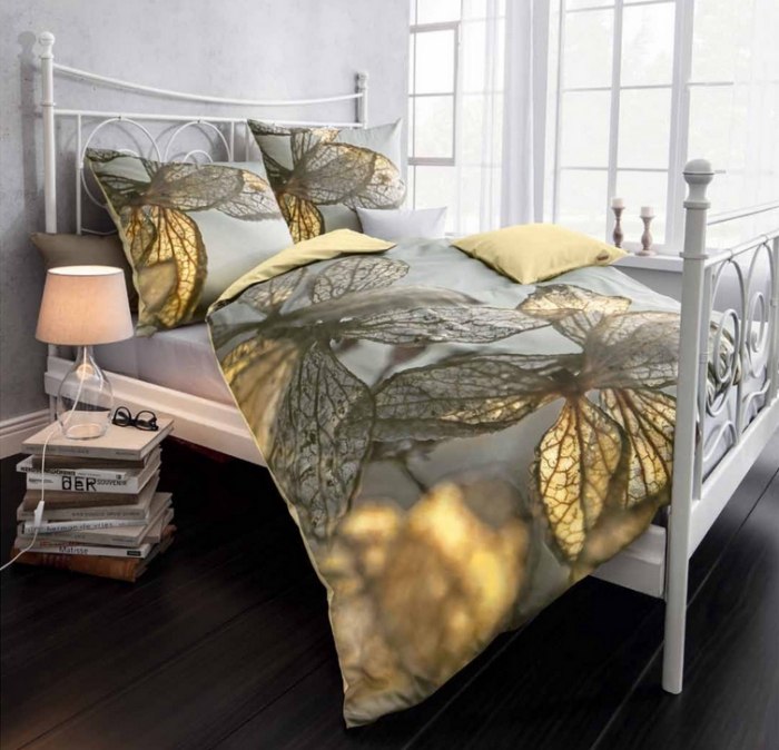 jemne vzorované-kvetinové-posteľné prádlo-nežehlička-dizajn-romantické potlače