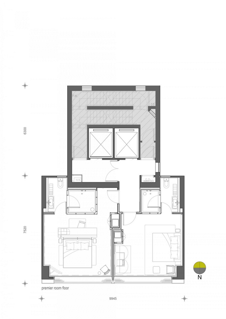 tuve-design-hotel-pôdorys-luxusné-apartmány