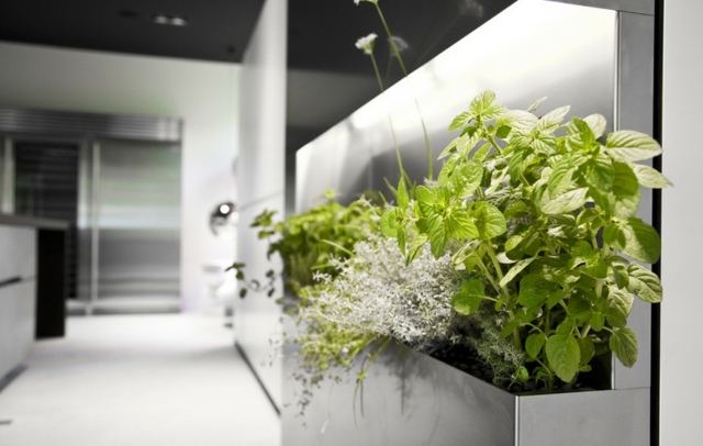 Kuchynský betón moderný nábytok pult pekný štýl