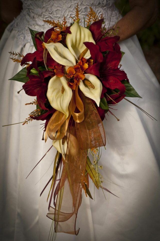 kytica ľalie biele zlato nevesta vydať sa