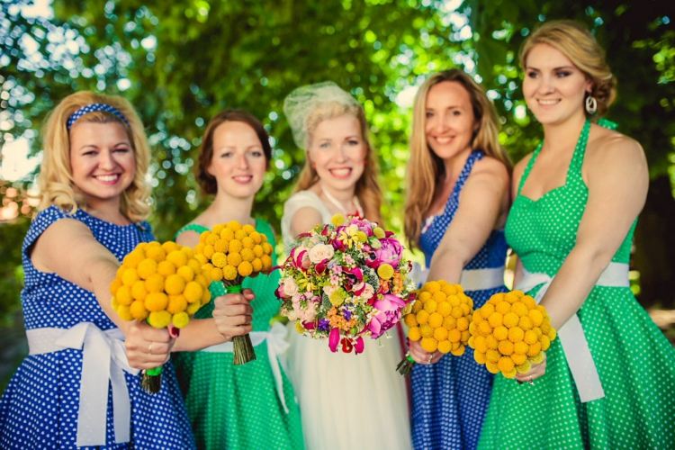 Svadobné nápady v štýle retro štýlu Česká republika