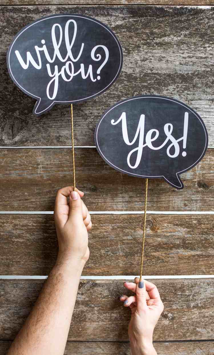 Tipy na svadobný návrh, tipy na písanie na stôl