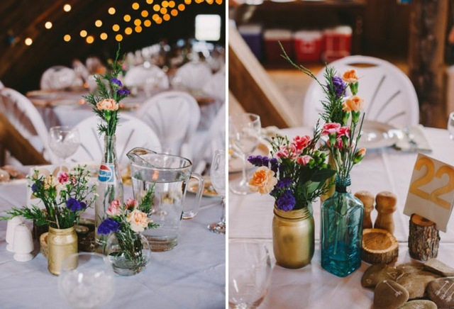 Svadobné dekorácie zaváraninové poháre zlatý kmeň stromu Vázy na zaváraniny zlatá váza kmeňa stromu