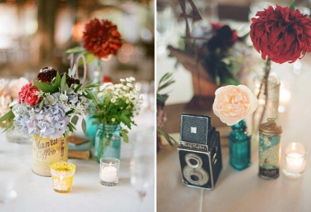 lampáše z čerstvých kvetov vinobranie svadobné dekorácie Lucerny nápady na svadobnú výzdobu