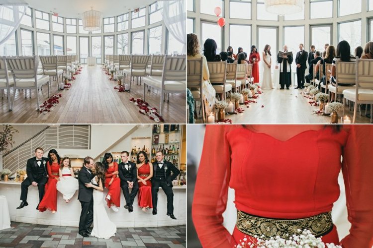 Nápad na romantickú výzdobu - ozdobte cestu k oltáru kvetmi Svadobná výzdoba zlatá poloha reštauračný oltár vo vnútri