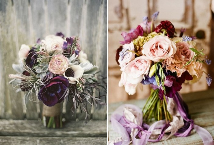 svadobná dekorácia-slivka-nápady-svadobná kytica