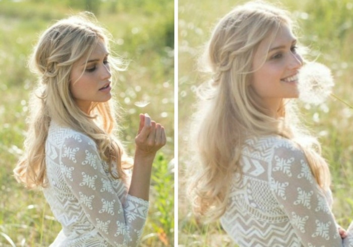 na lúke nevesta s púpavou