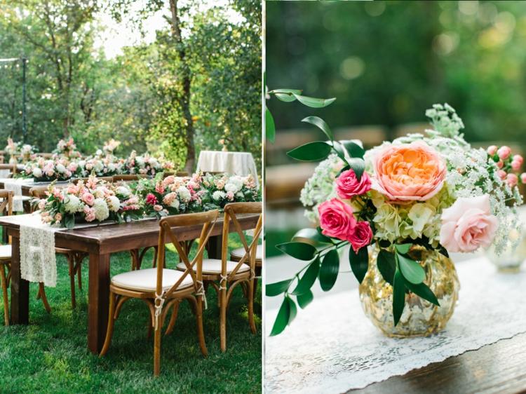svadobné nápady-oslava-leto-les-tieň-romantická-atmosféra-rustikálne-drevo