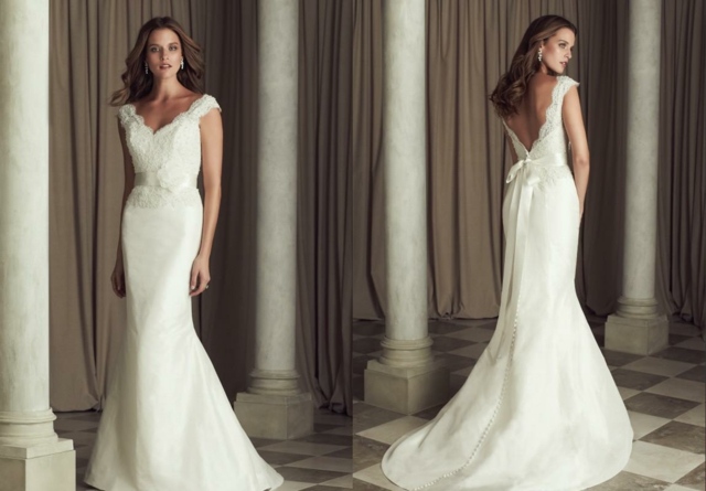 šaty bez chrbta trendy v oblasti nevesty a ženícha módna recepcia