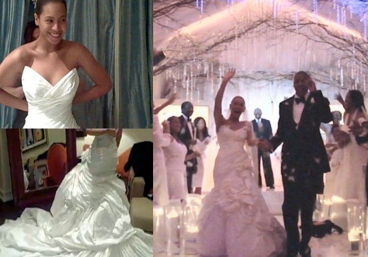 Svadobné šaty Beyonce na jej záhadnej svadbe s Jayom Z svadobné šaty-hviezdy-klasika-biela-tajná-beyonce-jay-z