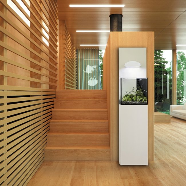 vstavaný chladný dizajn interiéru moderný dom