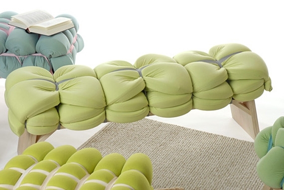 Lavice na sedenie Meike Harde s penovou výplňou