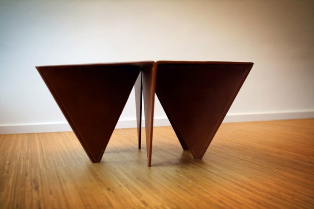 Kožený štýlový dizajn v modernom koncepte