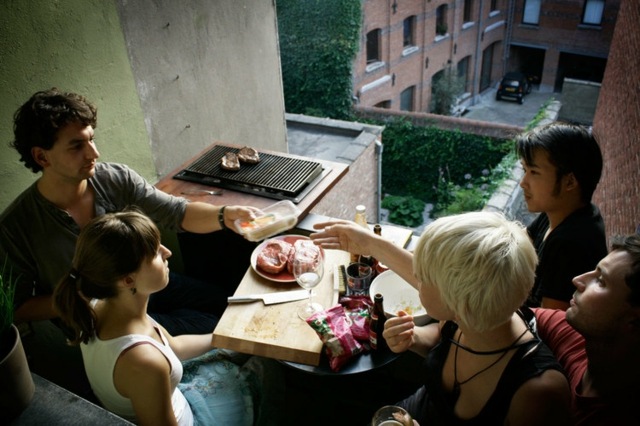 prakticky priestorovo úsporné zábradlie pripojené nápady