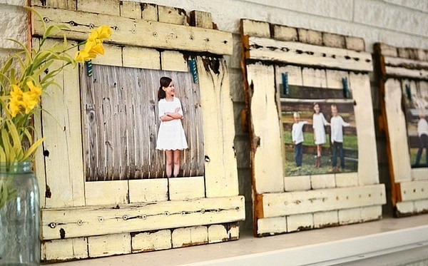 rustikálne obrazové rámy