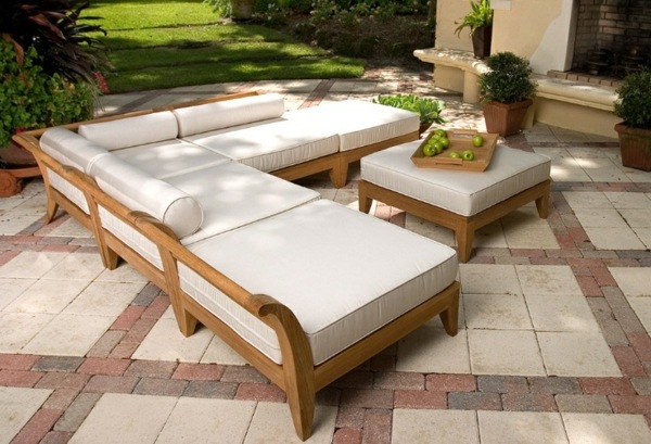 Záhradný nábytok z cédrového dreva záhradná terasa Veranda so záhradným nábytkom z cédrového dreva