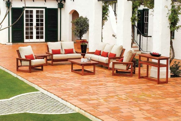 Jarrah Nábytok Patio, dlažba Terasové dlaždice Jarrah