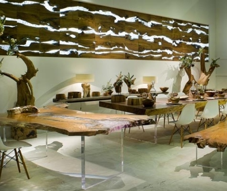 Rustikálne interiérové drevené panely Drevené stenové panely - nápady na rustikálny interiérový dizajn