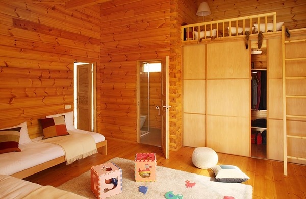 Vila z borovicového dreva od spoločnosti Nordicasa Kinderzimmer