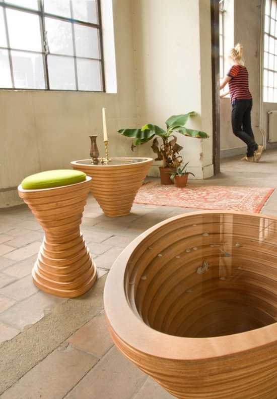 tettonica v interiérovom dizajnovom drevenom nábytku od janiny loeve