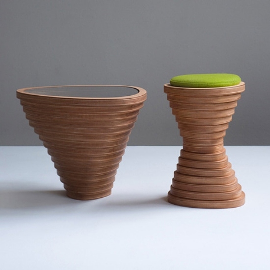 stolička stolička drevený nábytok design by janina loeve