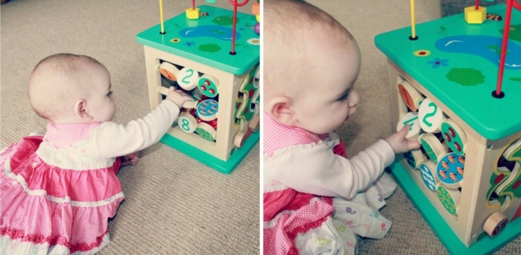 Kocky motoriky vyrobené z dreva