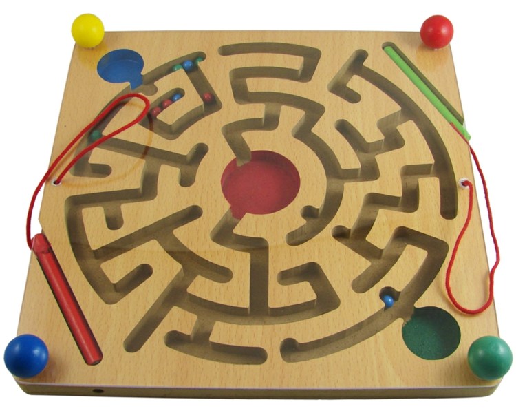 Magnetické pero-drevená doska