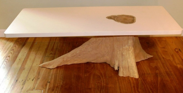 stolný dizajn drevený kufor konferenčný stolík noha doska drevený kufor parketový interiér