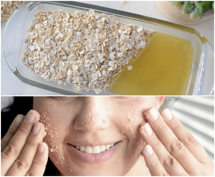 Medový peeling na tvár, vyrobte si prírodnú kozmetiku z ovsených vločiek sami