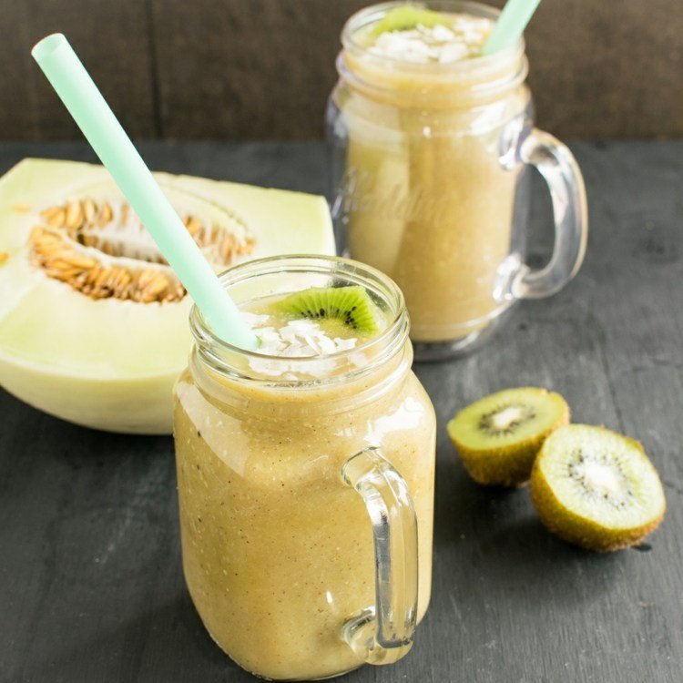 Vytvorte si vlastné smoothie s melónom a kokosovým mliekom