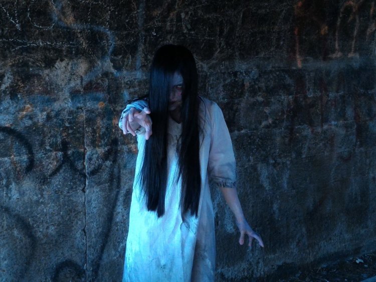 horor kostým prsteň samara ženy halloween urobte seba