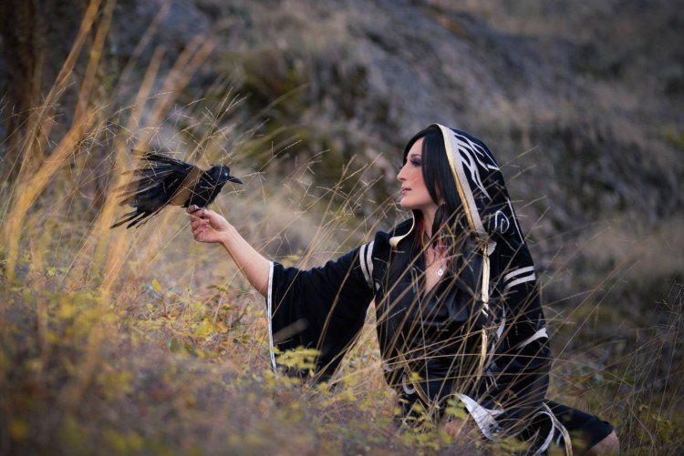 hororový kostým čarodejnica ázijské hry nápady