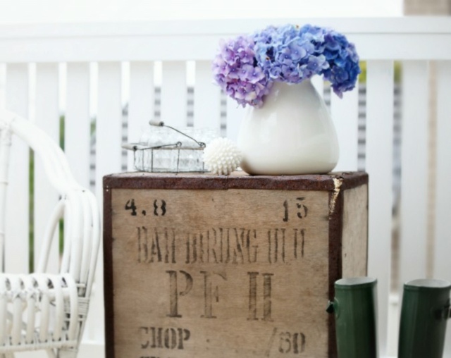 Nápady na usporiadanie hortenzie modrej farby vázy