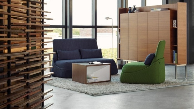 dizajnová kreslo jednomiestna dvojsedačka nie je možné vyklopiť