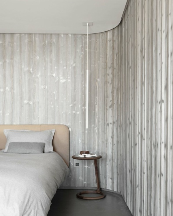 Kabína s moderným interiérovým obkladom stien Kabína-s-moderným-interiérovým-dizajnovým-obkladom steny