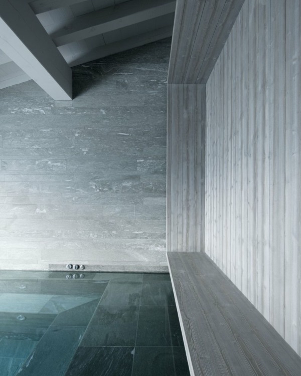 Chata s moderným interiérovým wellnessom Chata-s-moderným-interiérovým dizajnom-wellness