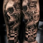 művészi tetoválás férfiaknak 4 fénykép