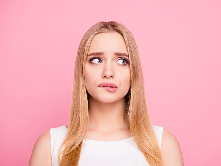 Stresové škvrny sa objavujú, keď ste nervózni, v strese a v napätí