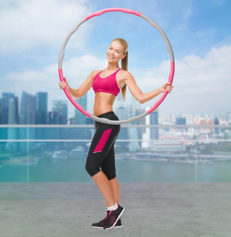 Tréningový plán celého tela Hula Hoop Fitness s vlastnou váhou
