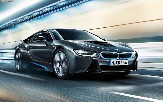 2014 Exteriér hybridného športového auta BMW i8