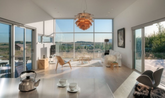 Architektúra podkrovie závesné svietidlo dizajn kuchynský ostrov