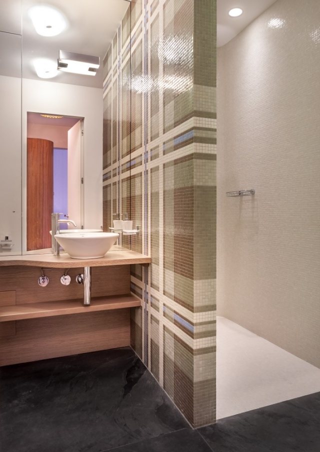 Nápad na zariadenie bytu umývadlo moderný funkčný byt oddelene Plochý drez moderný funkčný byt oddelené miestnosti dekoračné prvky