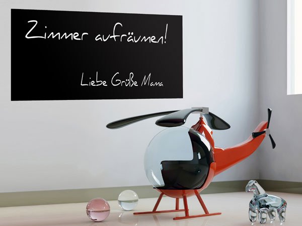 detská a detská izba farebná tabuľová fólia na tmavú stenu Detská izba s tmavou farbou steny, tabuľovou fóliou