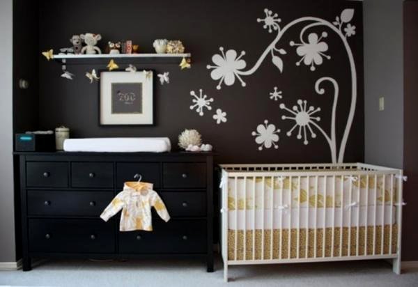 dekorácia steny bielych kvetov do detskej izby dekorácia bielych kvetov do detskej izby